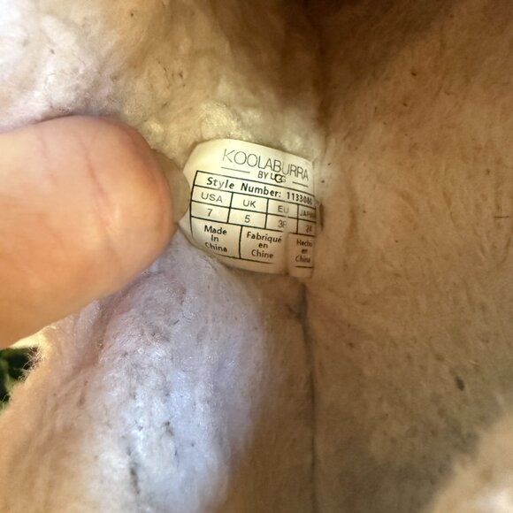 Koolaburra by Ugg Advay Slip On Shoes Slippers Dune Color sz 7 - Picture 7 of 7